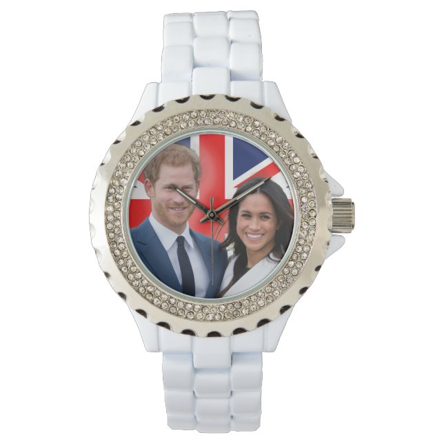 Reloj De Pulsera Boda Real del Príncipe Harry y Meghan Markle (Anverso)