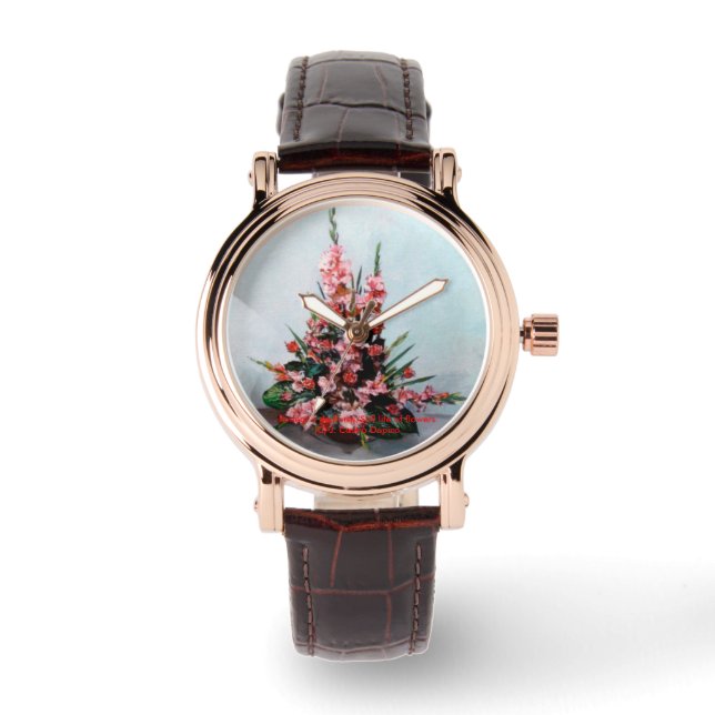 Reloj De Pulsera Bodegón de flores/Still life of flowers (Anverso)