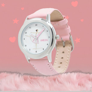 Reloj De Pulsera Boho Ballerina Ballet Tutu Chica Práctica Nombre R