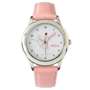 Reloj De Pulsera Boho Ballerina Ballet Tutu Chica Práctica Nombre R