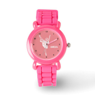 Reloj De Pulsera Boho Ballerina Ballet Tutu Chica Práctica Rosa