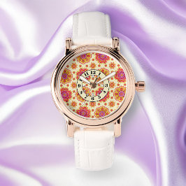 Reloj De Pulsera Boho Bloom - Festival Vibrante Mandala