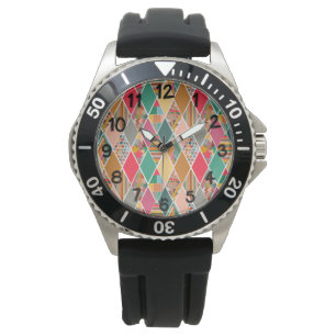Reloj De Pulsera Boho Crazy Quilt