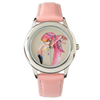 Reloj De Pulsera Boho Fiona Flamingo Watch