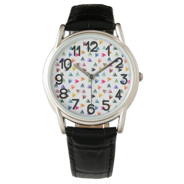 Reloj De Pulsera Boho Triangles (Anverso)