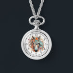 Reloj De Pulsera Boho Tribal Watercolor Caballo Moda estilo Mujeres<br><div class="desc">El Boho Tribal Watercolor Horse Moda elegante Womans Watches cuenta con una acuarela de color bohemio con un caballo floral. Creado por Evco Studio www.zazzle.com/store/evcostudio</div>