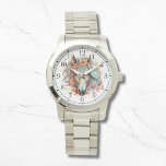 Reloj De Pulsera Boho Tribal Watercolor Caballo Moda estilo Mujeres<br><div class="desc">El Boho Tribal Watercolor Horse Moda elegante Womans Watches cuenta con una acuarela de color bohemio con un caballo floral. Creado por Evco Studio www.zazzle.com/store/evcostudio</div>