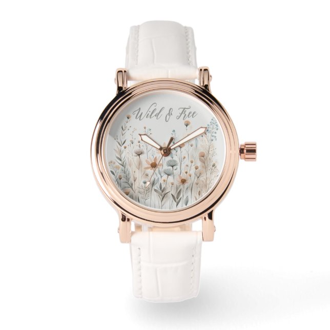Reloj De Pulsera Boho Wildflower (Anverso)