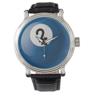 Reloj De Pulsera Bola de billar del número 2