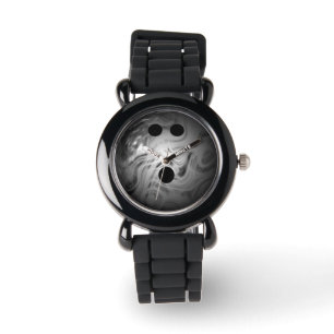 Reloj De Pulsera Bola de bolos de plata del remolino