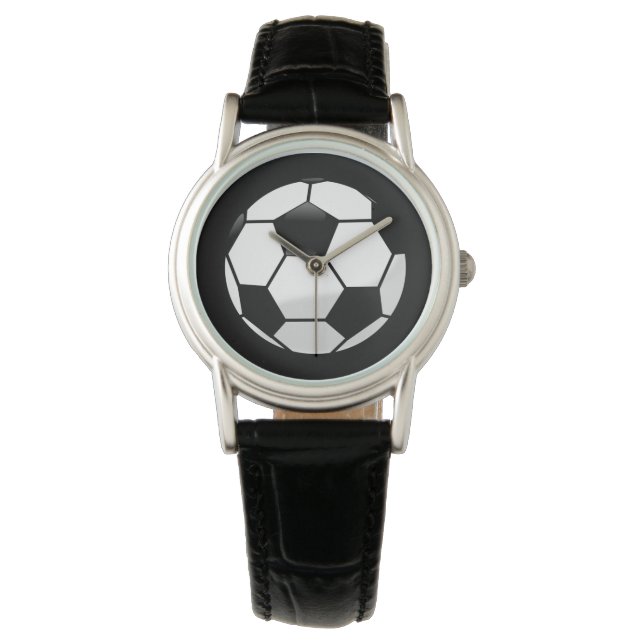 Reloj De Pulsera Bola de Fútbol/Reloj clásico femenino (Anverso)