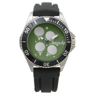 Reloj De Pulsera Bola de gradiente de golf y Tee regalo para hombre
