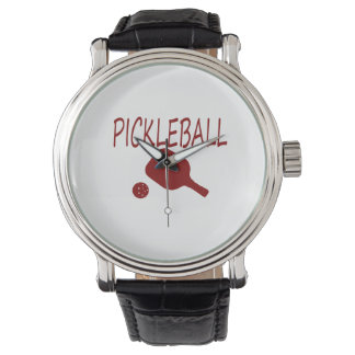 Reloj De Pulsera bola de pepinillo con remo y bola roja
