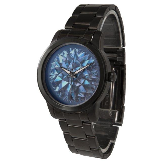 Reloj De Pulsera bola de pirámides abstractas (Angular)