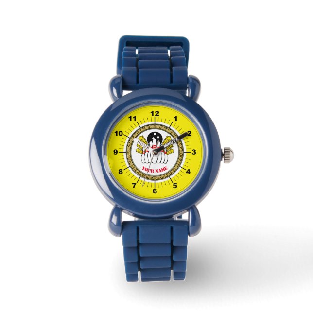 Reloj De Pulsera Bola del Personalizado del niño (añadir nombre) co (Anverso)