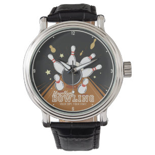 Reloj De Pulsera Bolas de bolas de Bowler personalizadas