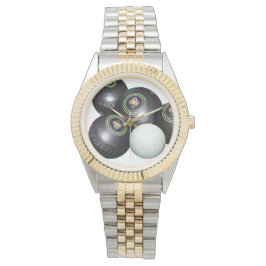 Reloj De Pulsera Bolas De Césped Negro Y Kitty,