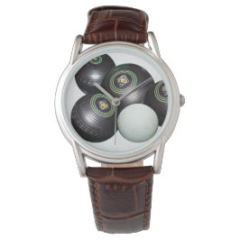 Reloj De Pulsera Bolas De Césped Negro Y Kitty,