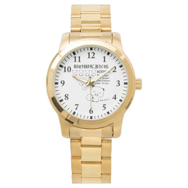 Reloj De Pulsera Boliche (Anverso)