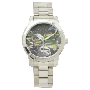 Reloj De Pulsera Bolsa De Clubes De Golf, Cheque,