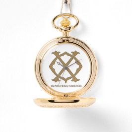 Reloj De Pulsera Bolsillo de oro de la familia Burton