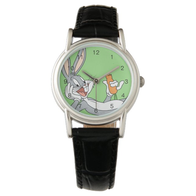 Reloj De Pulsera BOMBARDEOS BUNNY™ Abajo Zanahar (Anverso)