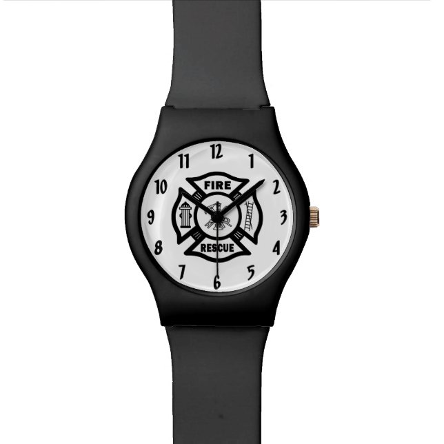 Reloj De Pulsera Bombero (De cerca)