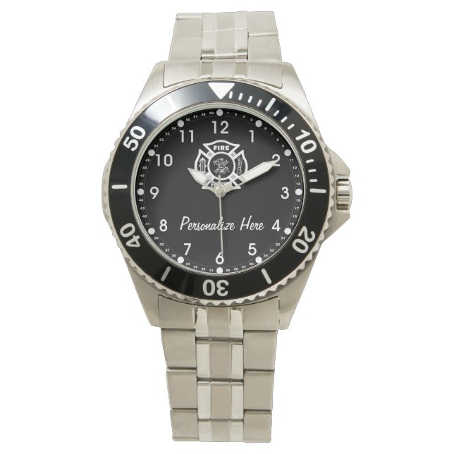 Reloj De Pulsera Bombero (Anverso)