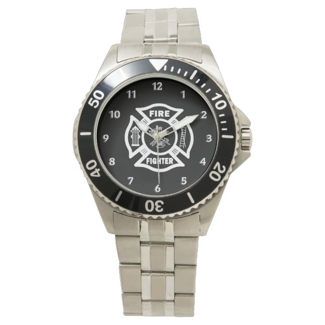 Reloj De Pulsera Bombero maltés (Anverso)