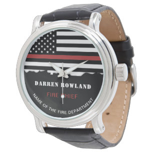 Reloj De Pulsera Bombero personalizado: Rescate de incendios delgad