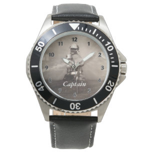 Reloj De Pulsera Bombero que trabaja las líneas