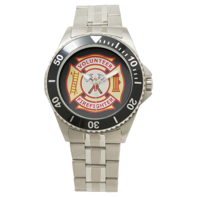 Reloj De Pulsera Bombero voluntario (Anverso)