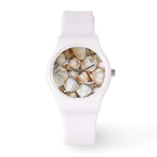 Reloj De Pulsera Bombillas de ajo Arte de esquema negro artístico