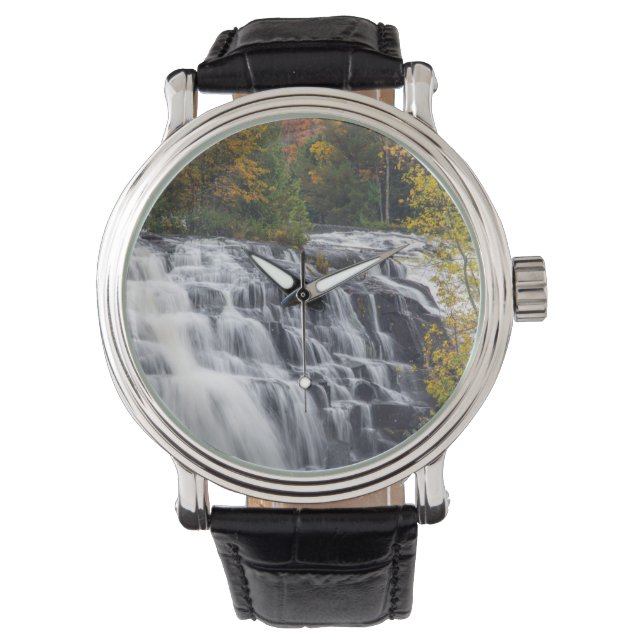 Reloj De Pulsera Bond Falls en otoño cerca de Paulding, Michigan (Anverso)