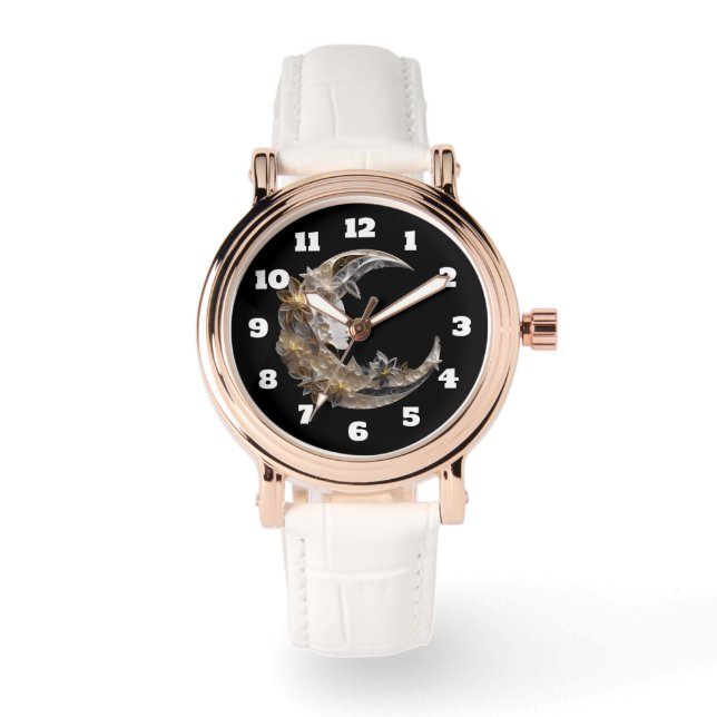 Reloj De Pulsera Bonita cara en la luna (Anverso)