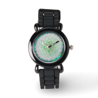 Reloj De Pulsera Bonito Girly Dandelion-Clock, azul