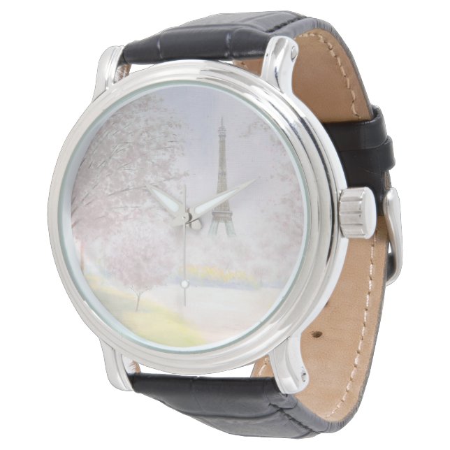 Reloj De Pulsera Bonito París En Pasteles (Angular)