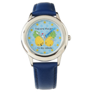 Reloj De Pulsera Bonito piña tropical Pina colada romántica