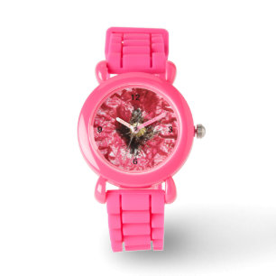 Reloj De Pulsera Bonito Red Poppy Flower Macro Watch