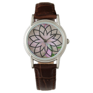 Reloj De Pulsera Bonitos Lotus Flower
