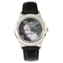 Reloj De Pulsera Bonne Année Vintage Chica con muñeca