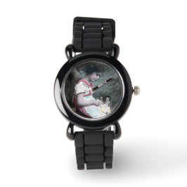 Reloj De Pulsera Bonne Année Vintage Chica con muñeca