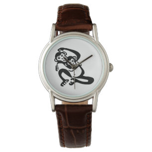 Reloj De Pulsera BONOBO gráfico - Chimpancé - Vida silvestre - Natu