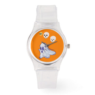 Reloj De Pulsera Boo Ghost UK 31 Spooky USA Skull Octubre Halloween