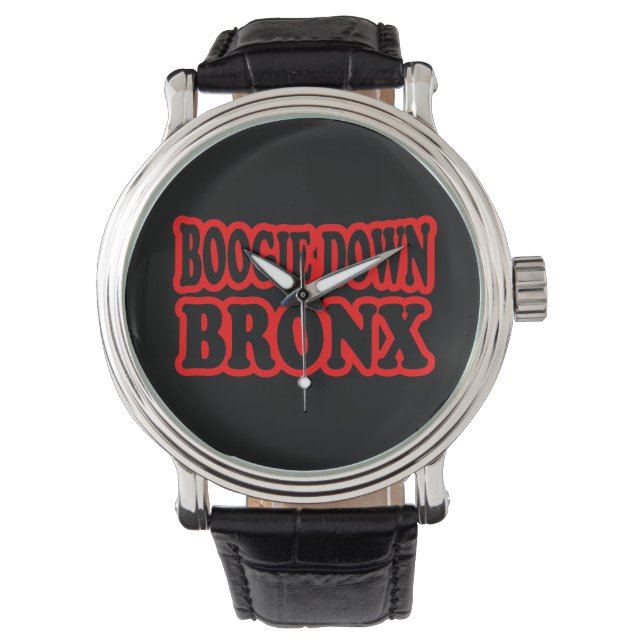 Reloj De Pulsera Boogie Down Bronx, NYC (Anverso)