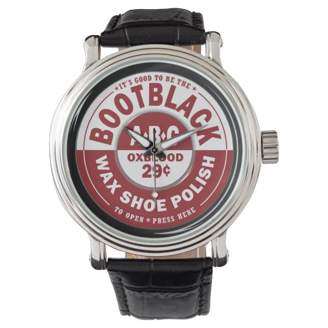 Reloj De Pulsera Bootblack Watch (Anverso)