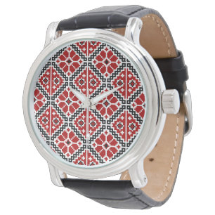 Reloj De Pulsera Bordado étnico eslavo, tradicional balcánico