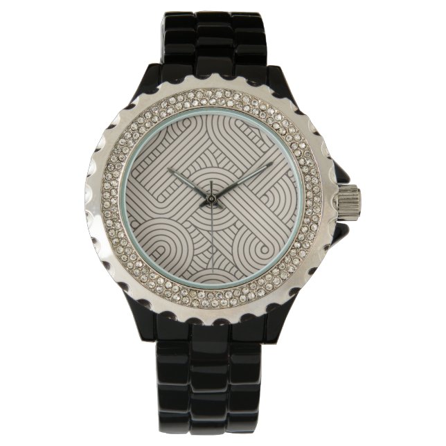 Reloj De Pulsera Borde abstracto (Anverso)