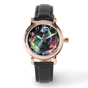 Reloj De Pulsera Borde del espectro: el brillo de las nutrias
