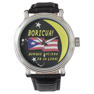 Reloj De Pulsera ¡Boricua! ¡En cualquier lugar!